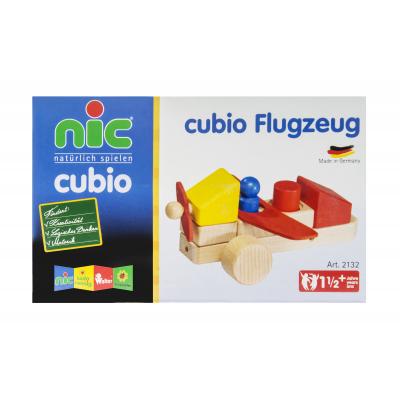 U0309863_big Конструктор Nic cubio деревянный Самолет (NIC2132)