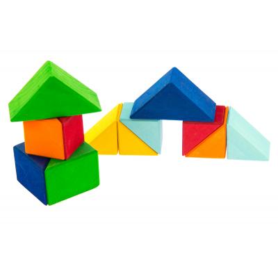 U0309908_6big Конструктор Nic деревянный Разноцветный треугольник (NIC523345)