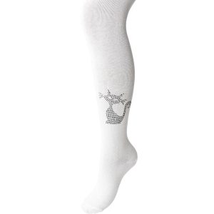Колготки дитячі BNM з котиком (M0C0302-1121-1G-white)