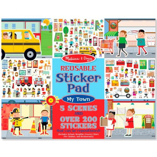U0393660_main Набір для творчості Melissa&Doug Багаторазові наклейки Моє місто (MD19114)