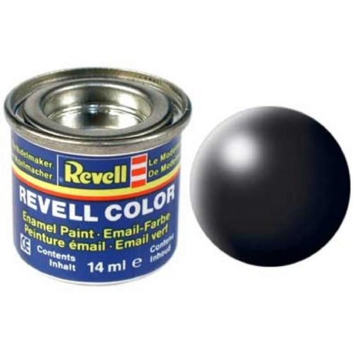 U0464029_main Аксесуари до збірних моделей Revell Фарба емалева № 302 Чорна шовково-матова (RVL-32302)