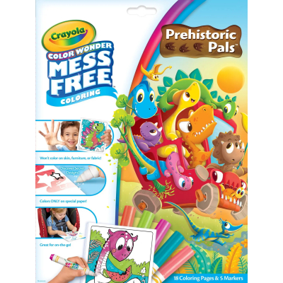 U0549379_big Набір для творчості Crayola Color Wonder Динозаври Розмальовка (919068.018)