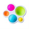 Брязкальце Fat Brain Toys прорізувач і тактильна іграшка Натисни кулю dimpl