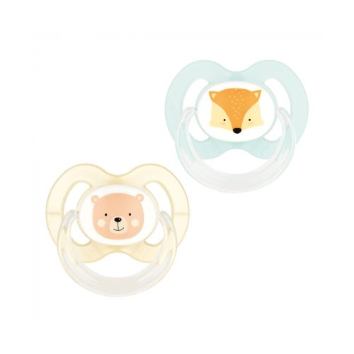 U0640651_main Пустушка Baby-Nova Forest Animals 6-18 міс. персикова/бирюзова 2 шт (3962321)