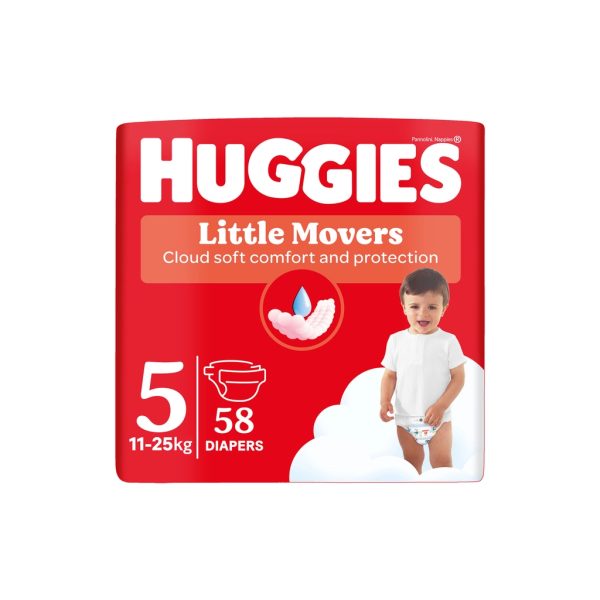 U0658982_main Підгузки Huggies Little Movers 5 (12-22 кг) Mega 58 шт (5029053548784)