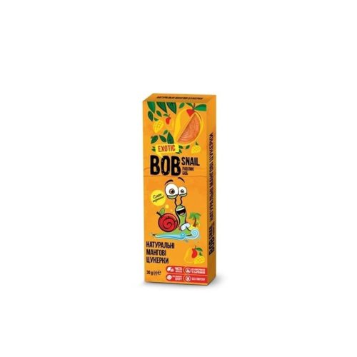 U0661567_main Цукерка Bob Snail Равлик Боб натуральні Мангові 30 г (4820219340591)