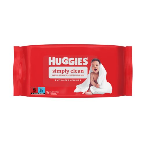 U0749810_main Дитячі вологі серветки Huggies Simply Clean 72 шт (5029053582238)