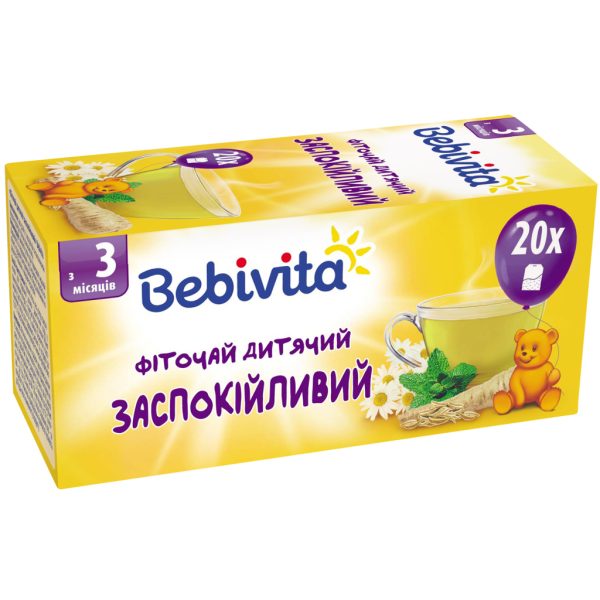 U0766721_main Дитячий чай Bebivita заспокійливий 30 г (4820025490770)