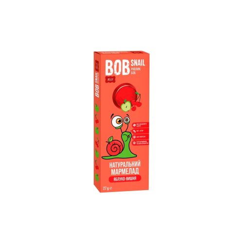 U0777899_main Мармелад Bob Snail Равлик Боб яблуко-вишня 27 г (4820219344186)