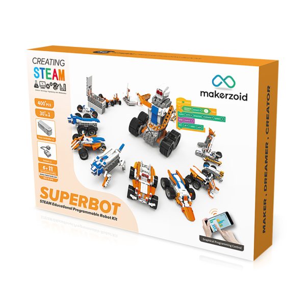 U0783952_main Конструктор Makerzoid Superbot Educational Building Blocks (MKZ-ID-SPB)