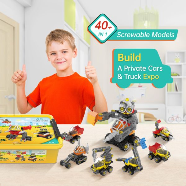 U0784331_5main Конструктор Makerzoid Big Building Blocks-Mechanical Engineering Team (MKZ-OBK-MET)