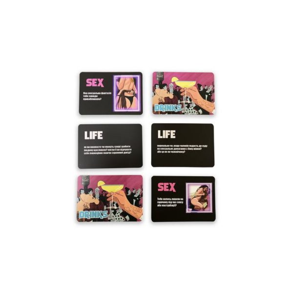 Настільна гра 18+ PLAYROOM Sex Life Drinks (ВР_SLD)