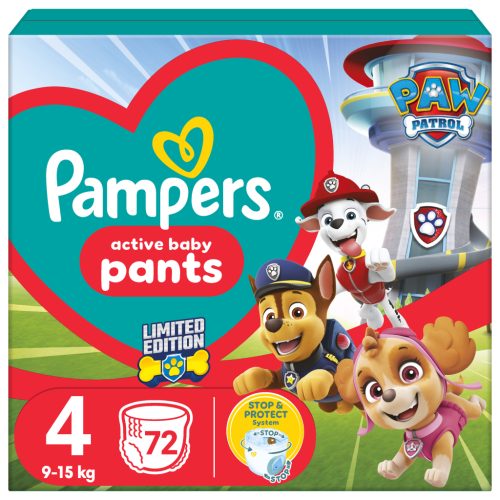 U0814175_main Підгузки Pampers Maxi Розмір 4 (9-15 кг) Paw Patrol 72 шт (8006540863572)