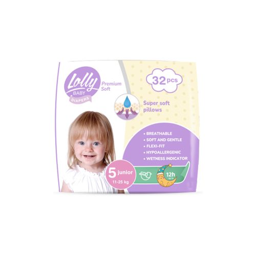 U0839801_main Підгузки Lolly Premium Soft 5 (11-25 кг) 32 шт (4820174981051)