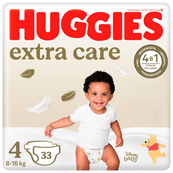 U0846404_main Підгузки Huggies Extra Care Size 4 (8-16 кг) 33 шт (5029053583143)