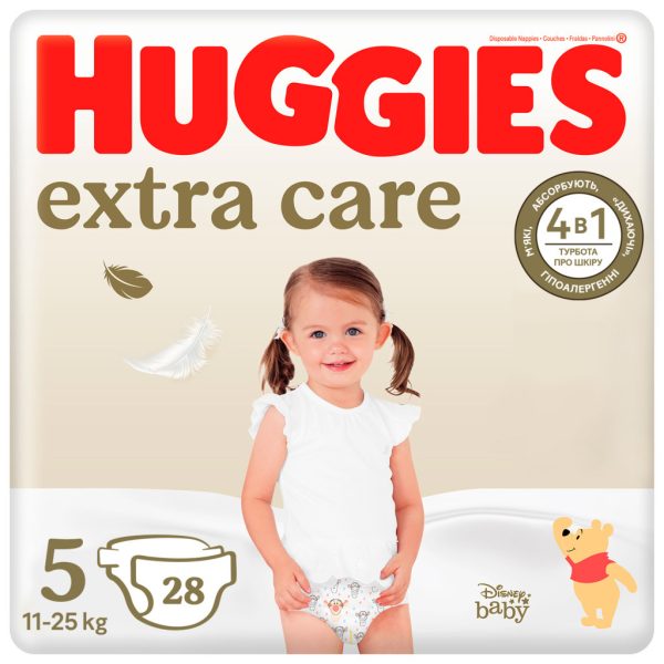 U0846406_main Підгузки Huggies Extra Care Size 5 (11-25 кг) 28 шт (5029053583150)