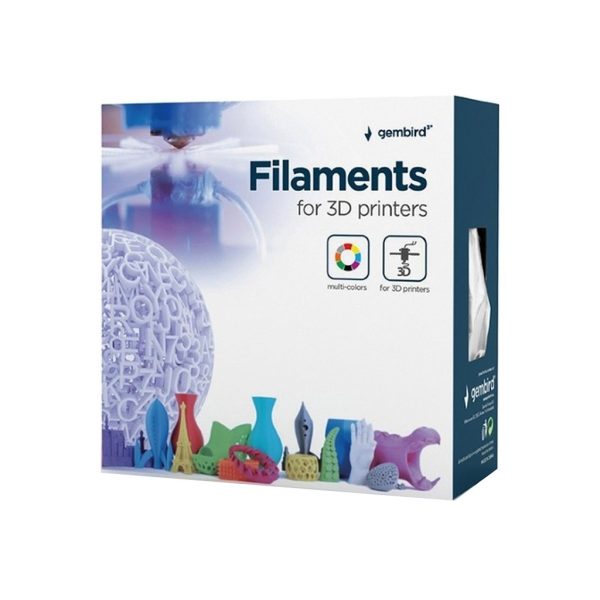 U0857778_3main Пластик для 3D-принтера Gembird PLA+, 1.75 мм, 1 kg, Black (3DP-PLA+1.75-02-BK)