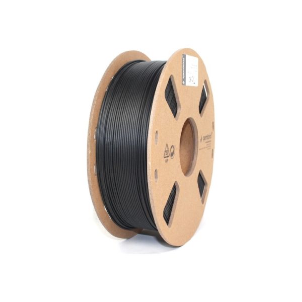 U0857778_main Пластик для 3D-принтера Gembird PLA+, 1.75 мм, 1 kg, Black (3DP-PLA+1.75-02-BK)