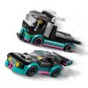 Конструктор LEGO City Автомобіль для перегонів й автовоз 328 деталей (60406)