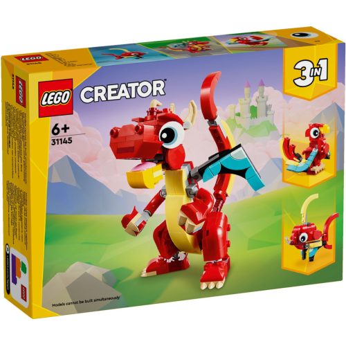 U0889278_main Конструктор LEGO Creator Червоний Дракон 149 деталей (31145)