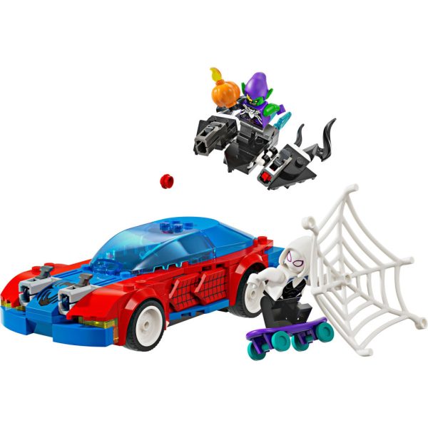 Конструктор LEGO Super Heroes Автомобіль для перегонів Людини-Павука й Зелений Гоблін з отрутою Венома 227 детале (76279)