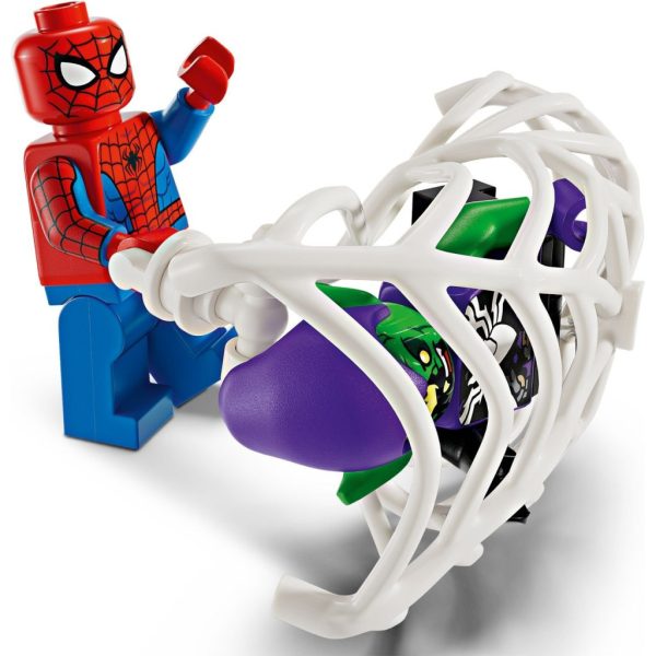 Конструктор LEGO Super Heroes Автомобіль для перегонів Людини-Павука й Зелений Гоблін з отрутою Венома 227 детале (76279)