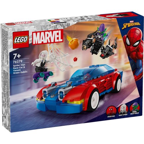 U0889313_main Конструктор LEGO Super Heroes Автомобіль для перегонів Людини-Павука й Зелений Гоблін з отрутою Венома 227 детале (76279)