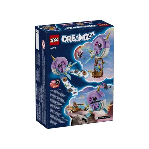 U0889589_main Конструктор LEGO DREAMZzz Повітряна куля Іззі «Нарвал» 156 деталей (71472)