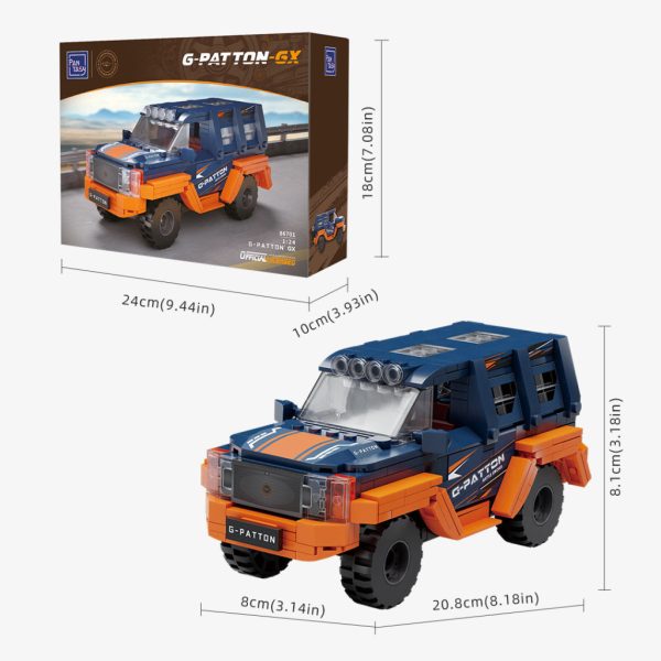 U0930386_4main Конструктор Pantasy George Patton G-PATTON ️GX 1:18 помаранчевий (86701)