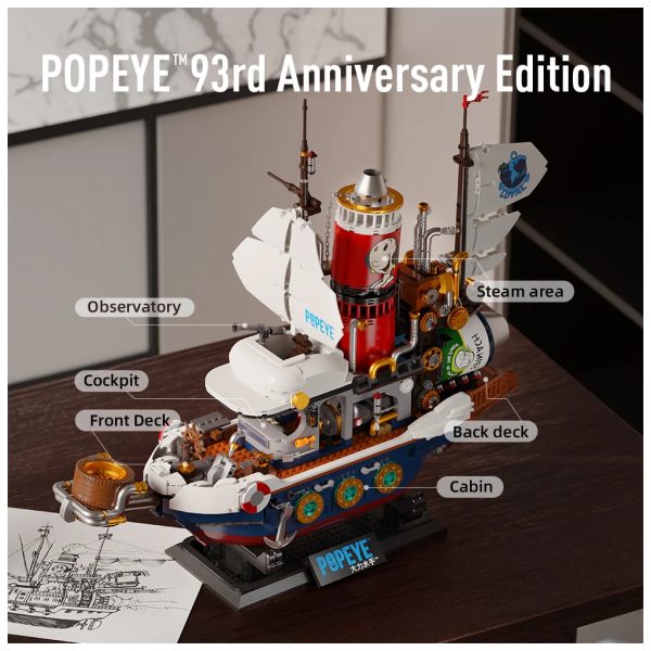 U0930430_2main Конструктор Pantasy Popeye Пароплав у пошуках скарбів (86402)