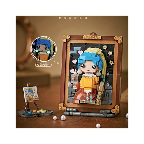 U0934346_main Конструктор LOZ mini Дівчина з перловою сережкою без фігурок (1287)