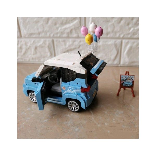 Конструктор LOZ mini Автомобіль MINI блакитний (1131)