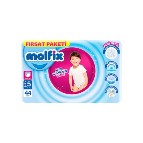 U0947190_main Підгузки Molfix Трусики 5 junior 12-17 кг 44 шт (8690536833276)
