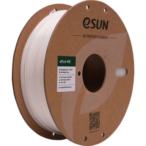 U0962634_main Пластик для 3D-принтера eSUN ePLA+HS, 1,75мм, 1кг, white (EPLA+HS-P175W1)