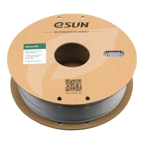 Пластик для 3D-принтера eSUN ePLA+HS, 1,75мм, 1кг, gray (EPLA+HS-P175H1)