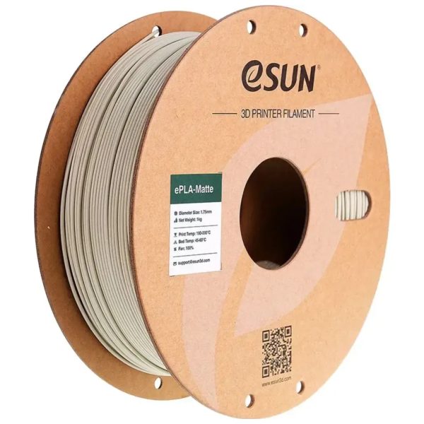 U0969659_main Пластик для 3D-принтера eSUN ePLA-Matte 1кг, 1.75мм, light khaki (ePLA-Matte-P175LK1)