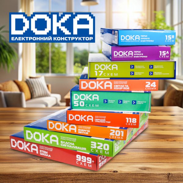 U0993537_7main Конструктор DOKA електронний Супервимірювач 17 схем (D70712)