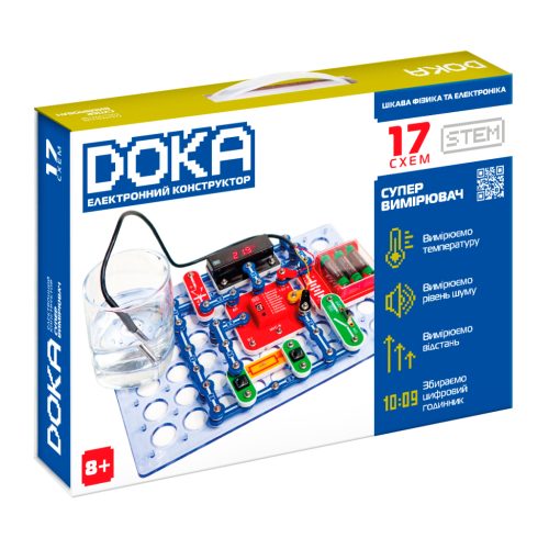 U0993537_main Конструктор DOKA електронний Супервимірювач 17 схем (D70712)