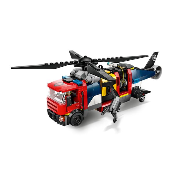 Конструктор LEGO City Ремікс вертольотів, пожежних машин і підводних човнів (60462)