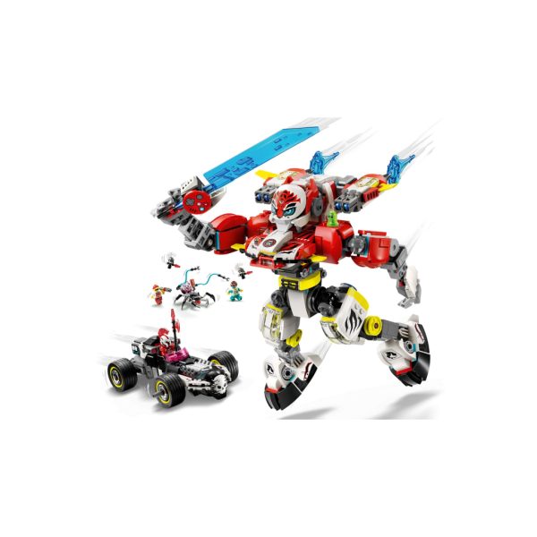 U1003792_3main Конструктор LEGO DREAMZzz Робот-тигр Купера та Хот-род авто Зеро (71497)