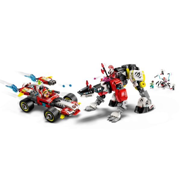 U1003792_4main Конструктор LEGO DREAMZzz Робот-тигр Купера та Хот-род авто Зеро (71497)