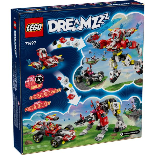 U1003792_7main Конструктор LEGO DREAMZzz Робот-тигр Купера та Хот-род авто Зеро (71497)