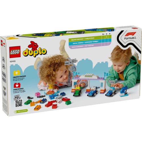 U1003795_main Конструктор LEGO DUPLO Town Автомобілі для перегонів і пілоти команд Формули-1 (10445)