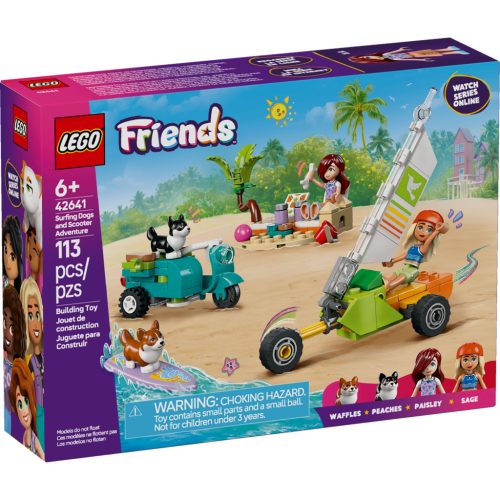 U1004002_main Конструктор LEGO Friends Собачі пригоди на серфі та скутері (42641)