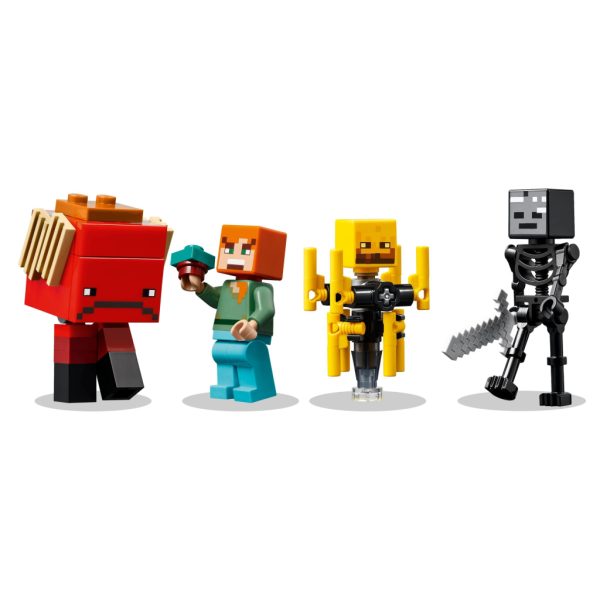 U1004337_9main Конструктор LEGO Minecraft Битва з лавою у Незері (21266)
