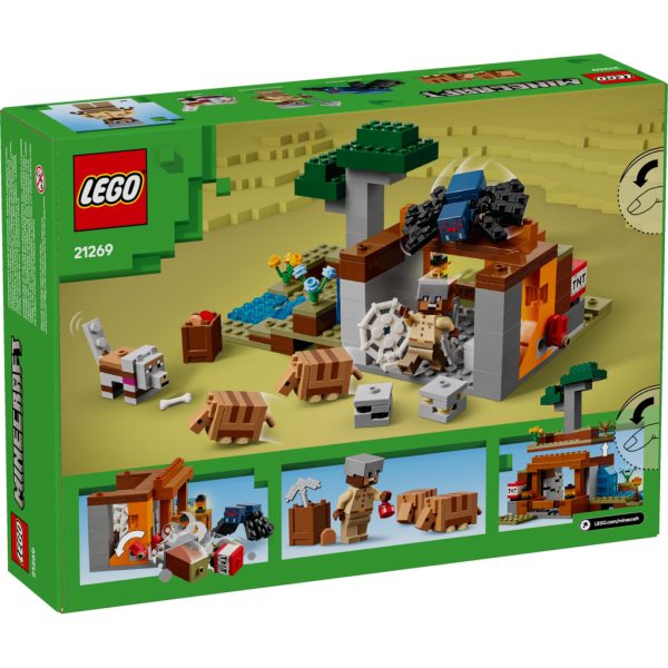 U1004339_8main Конструктор LEGO Minecraft Шахтна експедиція Броненосець (21269)