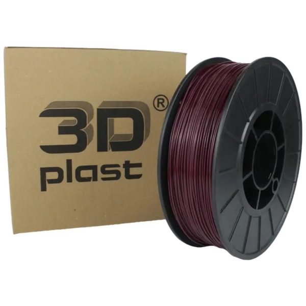 U1005648_main Пластик для 3D-принтера 3Dplast PLA 1.75мм, 0.85кг, burgundy (3DPLA17508BRD)