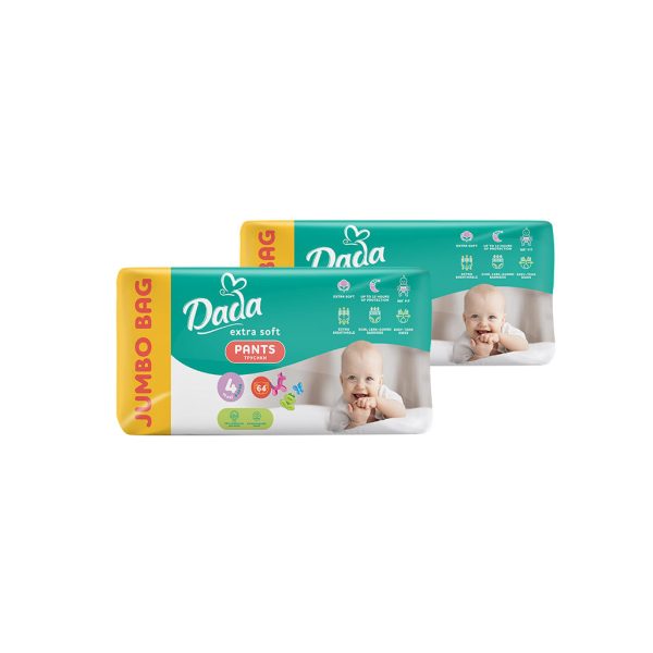 U1007696_main Підгузки Dada Extra Soft 4 Maxi (9-15 кг) 128 шт (2 упаковки по 64 шт) (4820174989538)