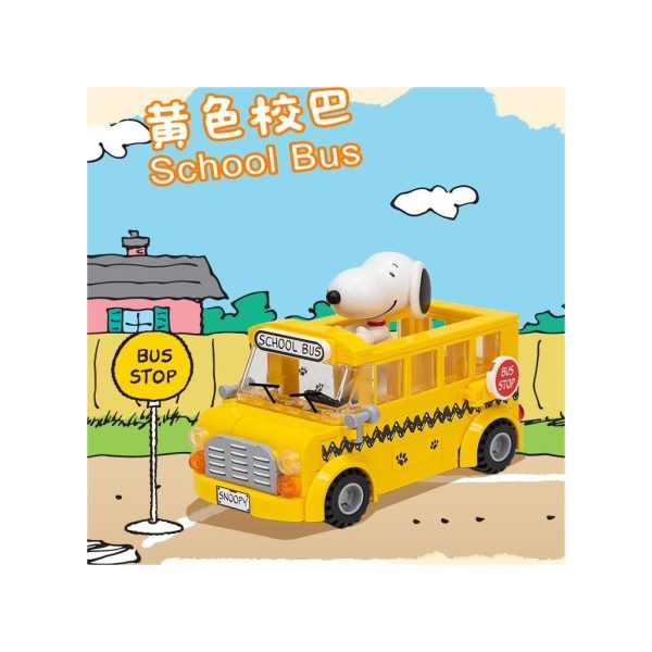 Конструктор Pantasy Snoopy - Шкільний автобус (86906)