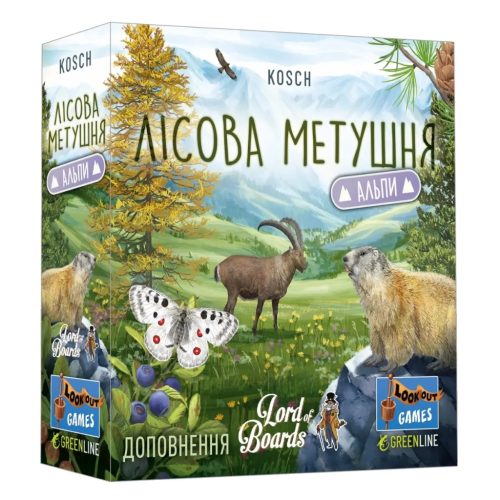 U1019681_main Настільна гра Lord of Boards Лісова метушня. Альпи (Forest Shuffle: Alpine Expansion) (укр.) доповнення (LOB2405UA)